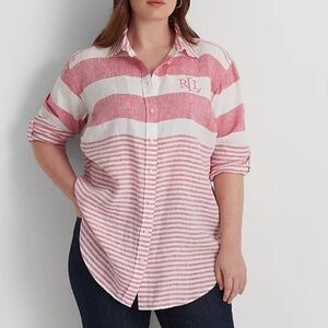 Ralph Lauren linen button up tunic